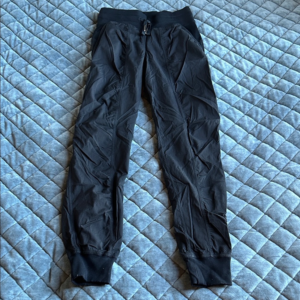 Women’s black Lululemon Black Jogger Pants